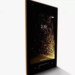 Gold Cover Cellphone 3D model