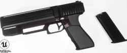 GUN Sci-Fi  Low-poly 3D model Low-poly 3D model