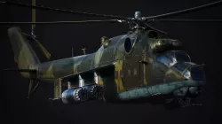 Helicopter - Source Files Attached 8K Unreal Engine  Low-poly 3D model