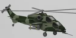 HELIKOPTER 3D MAX 2020 VRAY 05 Low-poly 3D model