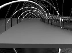 helix bridge  3D model