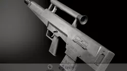 HK CAWS Low-poly 3D model