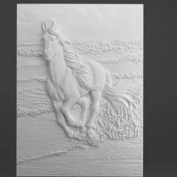 Horse Carving 002 3D model
