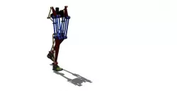 Humanoid Walking Mechanism 3D model