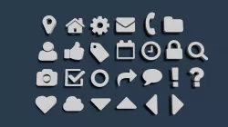 Icons 3D model