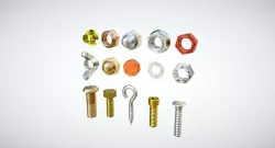 Industrial Screws Pack Low-poly 3D model