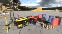 Industry Props Pack Low-poly Low-poly 3D model