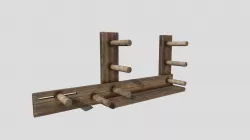 Inkle Loom Low-poly 3D model