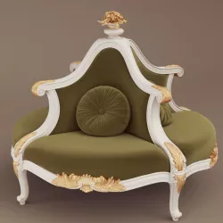 Jumbo Collection Round sofa ASS 105 3D model