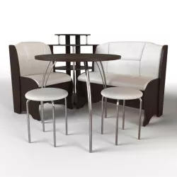 Kitchen corner kit lotus Low-poly 3D model