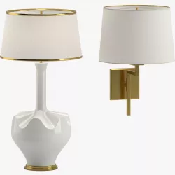 Lamp 166 two lamps 3D model