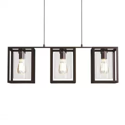 London Bronze 3 Light Fitting Low-poly 3D model