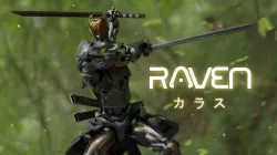 Low Poly  Robot - Raven Low-poly 3D model