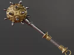 Mace Game Ready2 Low-poly 3D model