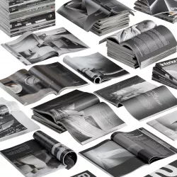 Magazines - Dark Theme 3D model