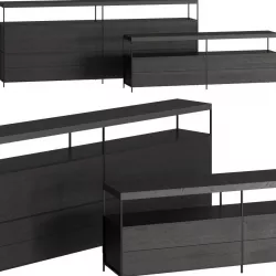 MDF Italia Minima Sideboard 3D model