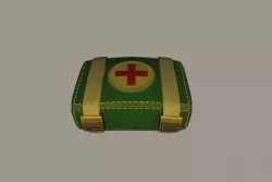 Medic kit Low-poly 3D model