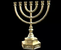 Menorah 3D model