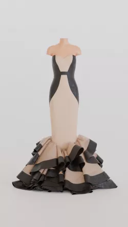 Mermaid in May 3D model