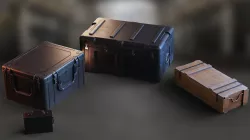 Military Crates Collection PBR Low-poly 3D model
