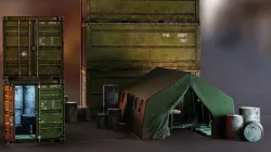 Military Essential Collection PBR Low-poly 3D model