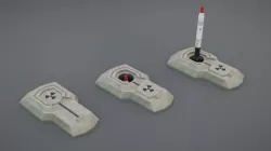 Missile silo Low-poly 3D model