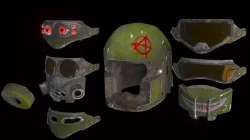 Mk V Legio Tactical Helmet Outlaw 3D model