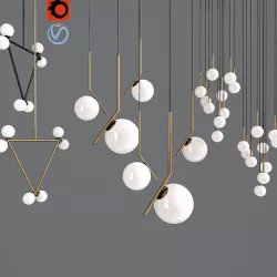 Modern Ceiling Pendant Light 3D model
