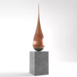 Modern Decorative Abstract Stone Art Sculpture 11 3D model