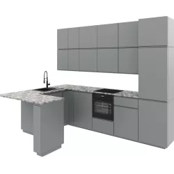 Modern kitchen VOXTORP DARK 3D model