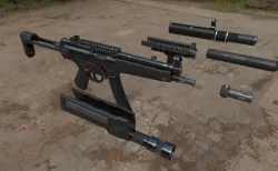 MP5 Game Ready Kit Low-poly 3D model