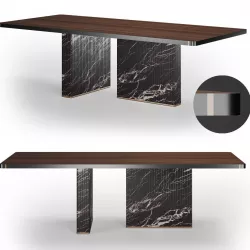 NETTUNO  Rectangular Table  by Paolo Castelli 3D model