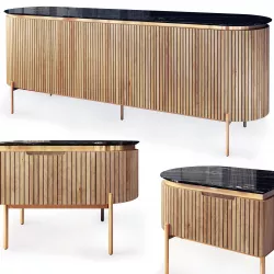 Nightstand sideboard Tesla by Medusa Home 3D model