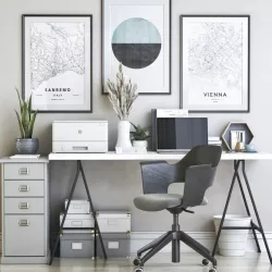 Office workplace 47 3D model