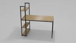 PC Table 3D model