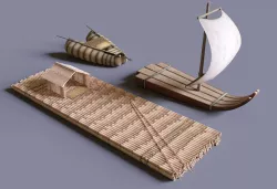 Peruvian Boats 3D model