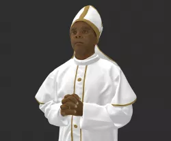 Photogrammetry Bishop 3D model