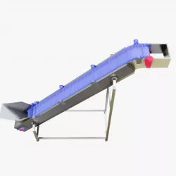 Plastic Belt Gooseneck Elevator Low-poly 3D model
