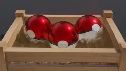 Pokeball 3D model