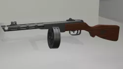 PPSH 41 3D model 3D model