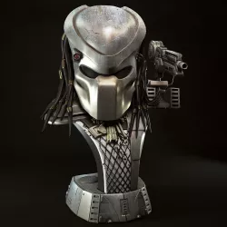 Predator Masked Hunter Legendary Scale Bust Collectible 3D model