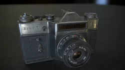 Retro Camera Low-poly 3D model