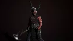 Samurai demon Low-poly 3D model