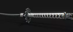Samurai Sword Virtuous Contract 3D model