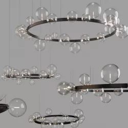 Scandinavian pendant lights 040 3D model