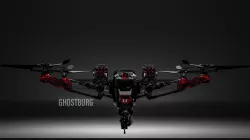 Sci-Fi Futuristic Drone  Low-poly 3D model