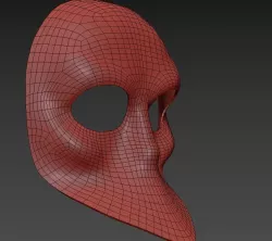 Sleep no More Mask  Low-poly 3D model