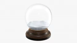 Snow globe toy 01 3D model
