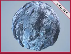 Snow Ice Seamless PBR Texture Pack Texture Texture