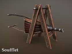 Soufflet Low-poly 3D model